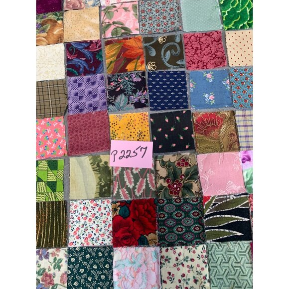 198 Precut 2" Cotton Quilting Fabric Squares Sewing - Picture 9 of 9